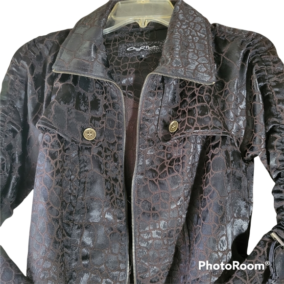 Cheryl Nash Windridge Choc Jacket S - Picture 2 of 10